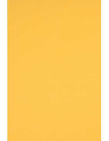 Papier coloré jaune foncé 230g Rainbow - 10 feuilles A5