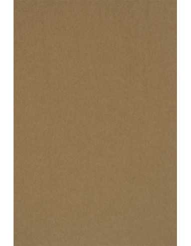 Papier rainuré lisse écologique marron 340g Kraft EKO PLUS - 25 feuilles A5