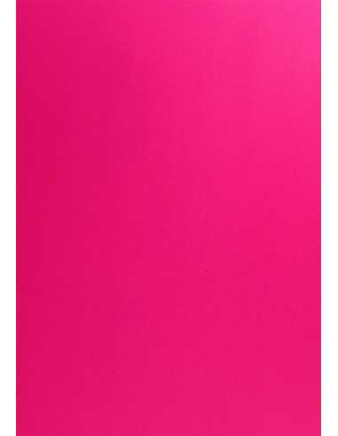 Papier ordinaire décoratif coloré Popset Virgin Pulp 240g Shocking Pink sombre rose em. 10A4