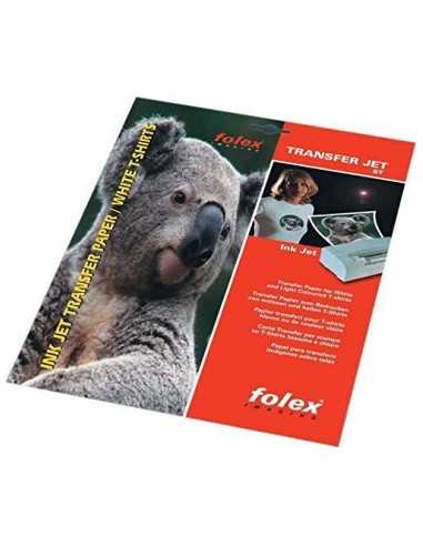 FOLEX TRANSFER JET ST Tissu léger thermocollant pour imprimantes è jet d'encre em. 1A4