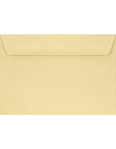 Enveloppe colorée crème C6 (11,4x16,2cm) bande adhésive Design 120g