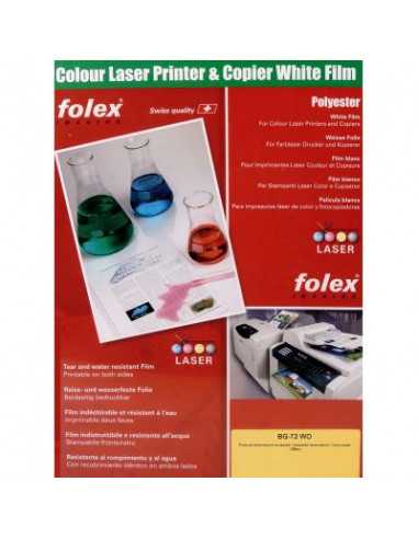 Film pour imprimantes laser blanc FOLEX BG-72WO - 50 feuilles A4