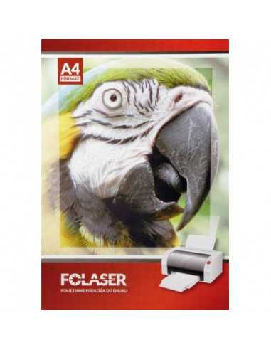 Film autocollant argenté pour imprimantes laser FOLASER MAT SILVER - 10 feuilles A4