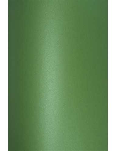 Papier métallisé vert nacré 280g Aster Metalllic Christmas Green (72x100cm)