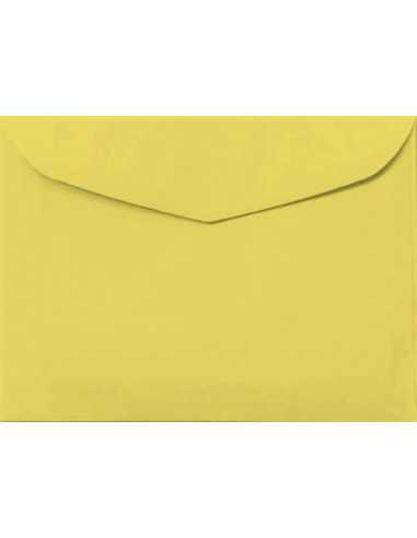 Enveloppe colorée jaune clair B6 (12,5x17,5cm) collage humide Apla 80g