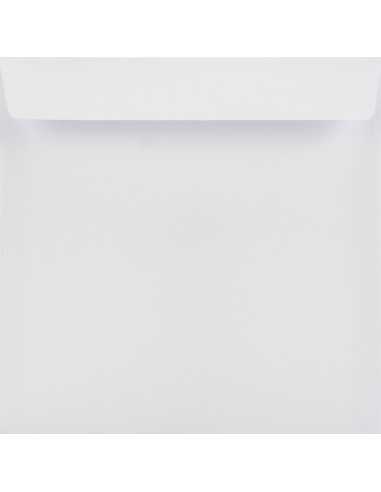 Enveloppe décorative unie carré K4 14x14 HK Amber blanc 100g 50 pc.