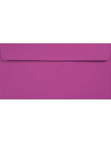 Enveloppe écologique colorée rose foncé DL (11x22cm) bande adhésive Kreative Magenta 120g