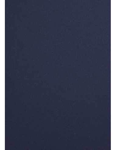 Papier Materica Cobalt 120g bleu marine décoratif uni coloré paquet écologique. 10A4