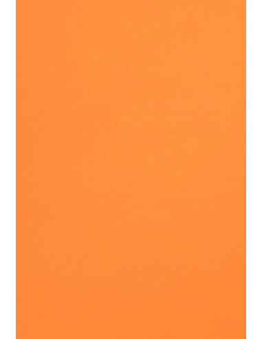 Papier décoratif de couleur unie Malmero Orange 120g orange 70x100 R250