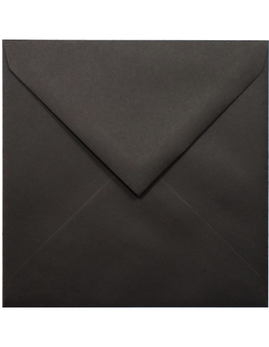 Enveloppe décorative de couleur unie K4 17x17 NK Malmero Malmero Noir noir delta 120g