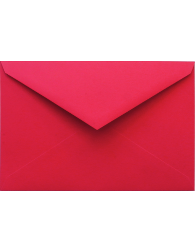 Enveloppe décorative de couleur unie K5 135x205 NK Malmero Vermillon rouge delta 120g